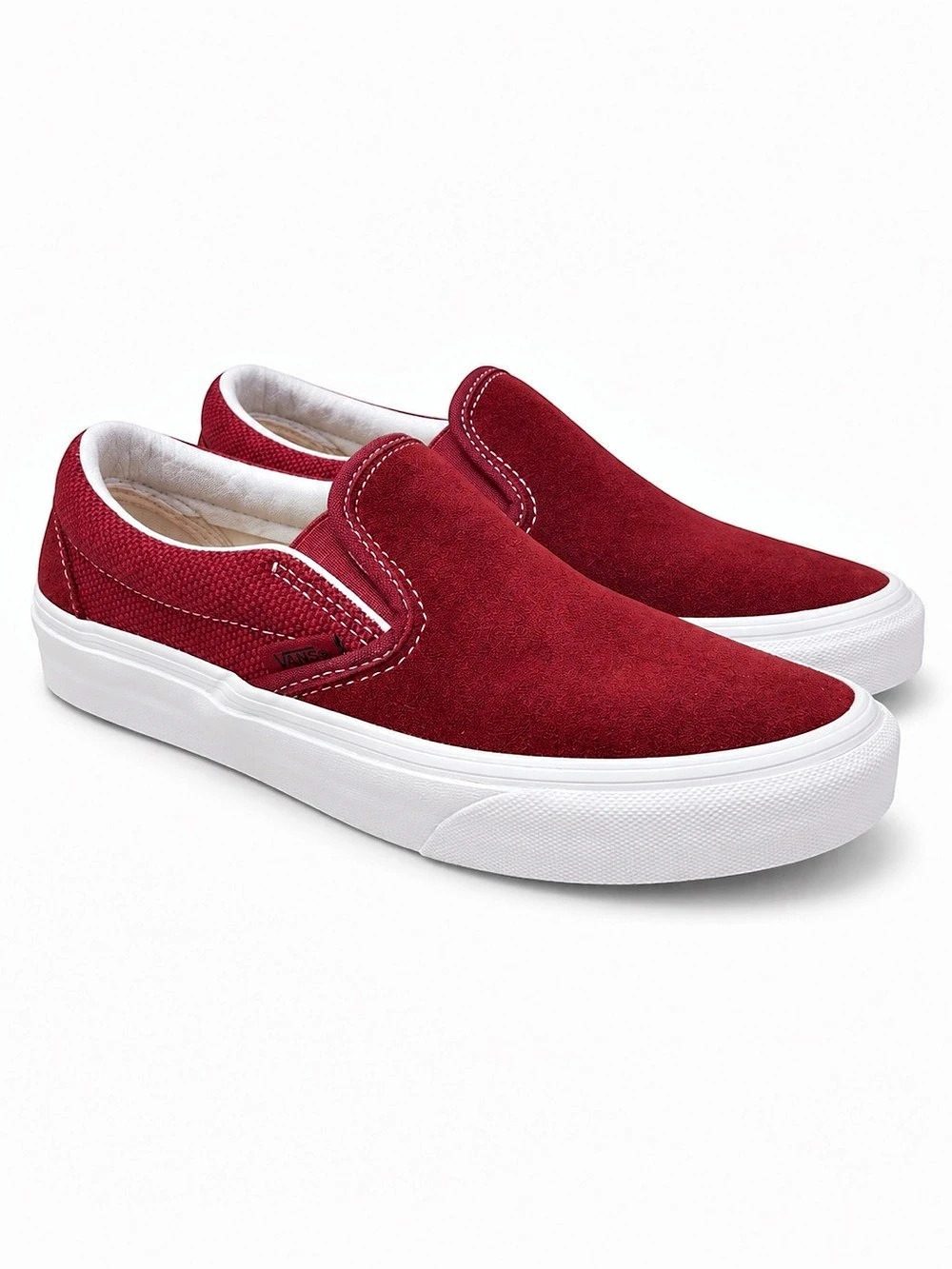 Vans Classic Slip-On Red Slip-On Sneakers US 6